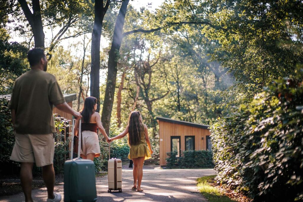 Aankomst vakantiepark